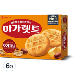 롯데제과 마가렛트 오리지널, 352g, 6개