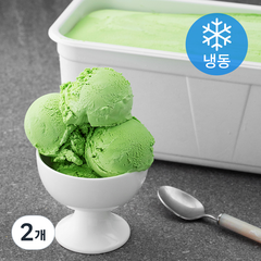 라벨리 그린티 아이스크림 (냉동), 4L, 2개