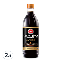 해표 양조간장, 930ml, 2개