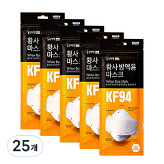 동국제약 황사방역용 마스크 대형 KF94, 3개입, 25개, 화이트