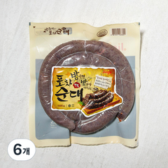 진주햄 즉석 포차 순대, 1000g, 6개