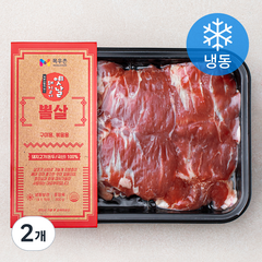 목우촌 옛날 돼지고기 뒷고기 뽈살 (냉동), 300g, 2개