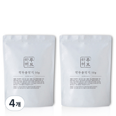 하루허브 작두콩 깍지차, 50g, 4개