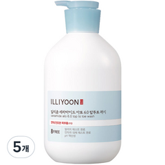 일리윤 세라마이드 아토 6.0 탑투토워시, 1000ml, 5개