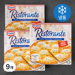 리스토란테 콰트로 포르마지 피자 (냉동), 340g, 9개