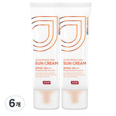 자민경 크레마카라콜 울트라 프로텍션 썬크림 SPF50+ PA+++, 50ml, 6개