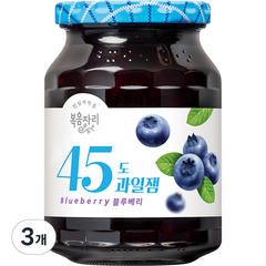 복음자리 45도 과일잼 블루베리, 350g, 3개