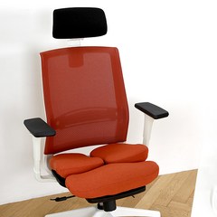 노바디체어 허리편한 허리에좋은 공부 학생 수험생 기능성 사무용 사무실 의자, K55 오렌지