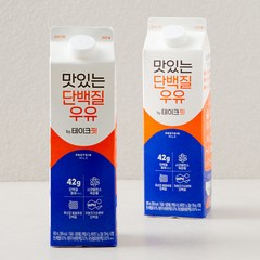 남양유업 맛있는 단백질 우유 by 테이크핏, 900ml, 2개