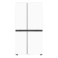 LG전자 디오스 오브제컬렉션 빌트인타입 매직스페이스 양문형 냉장고 메탈 652L 방문설치, S634MHH30Q, 크림화이트 + 크림화이트