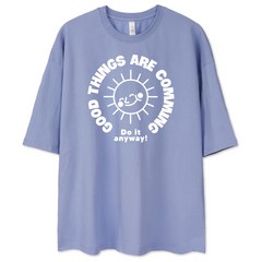 벤힛 빅사이즈 선셋 오버핏 반팔 티셔츠