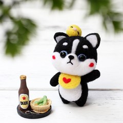 아트조이 DIY 양모펠트 키트, 1세트, 오리 시바