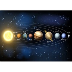 우주 행성 태양계 캔버스 포스터 01