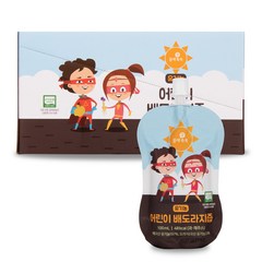 몸애쏙쏙 유기농 어린이 배도라지즙, 혼합맛(배/도라지), 1000ml, 1개