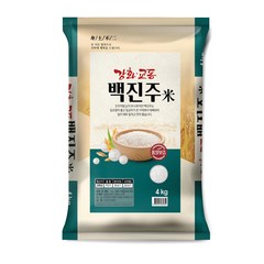 강화교동 백진주쌀, 4kg, 1개