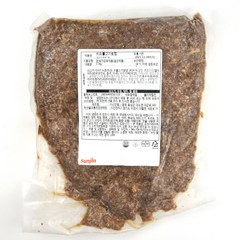 선진FS 맛있는 소고기양념 비프 불고기 토핑 1kg 아이스박스 냉동발송, 1개