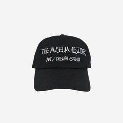 더뮤지엄비지터 아트 디자인 스튜디오 볼캡 블랙 The Museum Visitor Art Design Studio Ball Cap Black