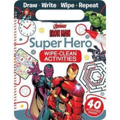 Marvel Avengers Iron Man: Super Hero Wipe-Clean Activities, Marvel Avengers Iron Man: Su.., Autumn Publishing(저),Bonnier.., Bonnier Books Ltd