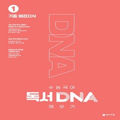 수능 국어 독서 DNA 깨우기 1권 기출 배경지식, 천재교육, 국어영역