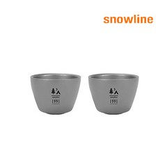 스노우라인 티타늄 소주잔 세트 (2개입) /캠핑컵, 2개