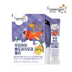 웅진 우리아이 배도라지모과 젤리 30포 어린이 키즈, 1개, 450g