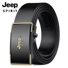 JEEPSPIRIT 남성용 가죽 자동 버클 벨트 OM18CD996BT0475 + 벨트박스