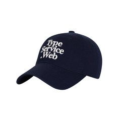 타입서비스 웹캡 볼캡 모자 네이비