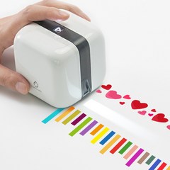 파인큐브 컬러 라벨프린터 C310BT 바코드 QR 잉크젯 미니 소형 프린터 어린이집 학교