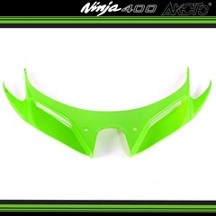 2023 파이팅 스타일 Ninja400 오토바이 전면 공기 역학 Winglets 윈드 실드 페어링 윙 가와사키 닌자 400 액세서리, 녹색, 1개