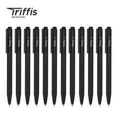 모나미 트리피스 삼각볼펜 0.5/0.7/1.0mm 1다스, 0.7mm-블랙(12자루)