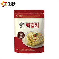 베스트식품 아워홈 이남김치 백김치 500g x5개, 단품/단품