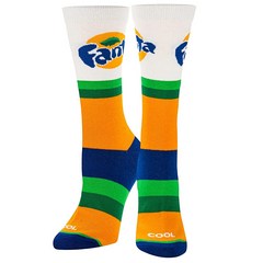 OddSox Cool Socks 공식 코카콜라 양말 정품보장, Medium, Fanta Orange