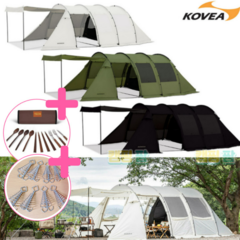 코베아 공식 몬스터 텐트 캠핑 터널형 리빙쉘 대형 감성 오토, 몬스터(아이보리)