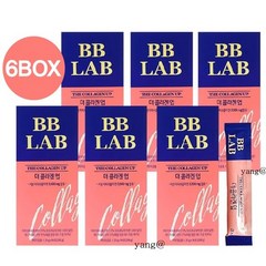 뉴트리원 윤아의 비비랩 BBLAB 더콜라겐업 총6BOX 저분자 피쉬콜라겐 젤리, 20g, 6box