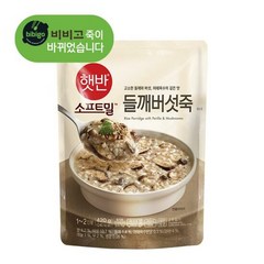 비비고 들깨버섯죽, 450g, 7개