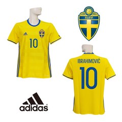 스웨덴 즐라탄 이브라히모비치 국대 유니폼 16-17 홈 레플리카 BDX65