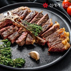 [신세계푸드] 티본 프리미엄 스테이크 미국 냉동 350g 1+1(총 2팩)