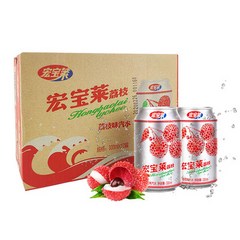 중국식품 훙보라이 리치탄산음료수 330ml [현호중국식품], 24개, 24개