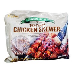 트레이더스 숯불 데리야끼 닭꼬치 1.2kg + 드라이아이스 포장 캠핑 냉동 닭고기 이마트, 1개