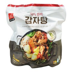 [무료배송]도드람 미식한끼 감자탕 2, 아이스팩+아이스박스