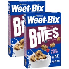 Weetbix Cereal Bites 위트빅스 시리얼 바이츠 와일드 베리 500g 2팩, 2개