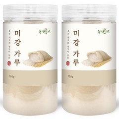 동의한재 국산 미강 가루 600g (300g x 2통) 쌀겨 가루, 1세트