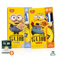 동원 참치 튜나페 6개 (고소한맛 3개+매콤한맛 3개) [건빵 사은품 증정] 참치와 와 크래커 전투식량 군PX 군대 참치크래커 참치카나페 참크, 고소한맛3개+매콤한맛3개