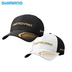 시마노 SHIMANO 고어텍스 리미티드 프로 낚시 모자 캡 바다 선상 워킹 갯바위, CA-100V(블랙)