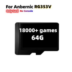 게임 타이틀 ANBERNIC 카드 PS1 닌텐도 PSP 세가 게임보이 GB 메모리 마이크로 Sd 콘솔 클래식 핸들 시뮬레이터 RG353V.VS 512GB 80000, [01] 64G card 18000games, 1.64G card 18000games
