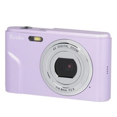 Kenko 켄코 컴팩트 디지털 카메라 KC-03TY (퍼플), 상세페이지 참조, 1개