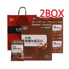 [충북인삼농협] 맞춤녹용홍삼진액 70ml x 30포 2BOX, 2개