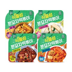 채식플랜 쫄깃쫄깃 분모자 떡볶이 4종 택1(오리지널 크림 궁중 매콤짜장), 분모자 매콤짜장 떡볶이