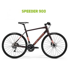 2023년 메리다 스피더 900 시마노 울테그라 22단 카본 포크 하이브리드 자전거, 블랙, 56