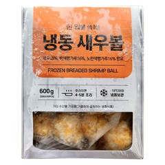 냉동 새우볼 빵가루 튀김 키친보이즈, 30개입, 600g